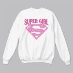 Personalized SUPER GIRL KID`S SWEATSHIRT