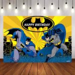 Batman Birthday backdrop ( 150*100cm )