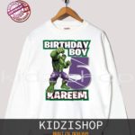 Avengers Hulk Birthday Custom Hoodies & Sweatshirts