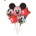 5 X Mickey Mouse Foil Balloon Set - Mickey Mouse Clubhouse