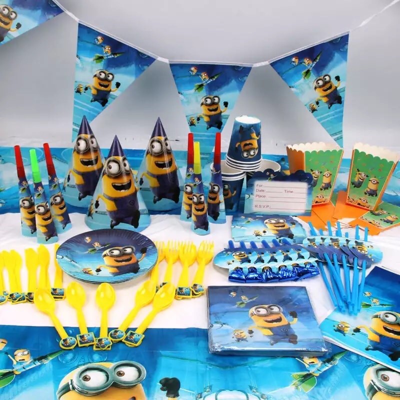 Minion birthday Party decorations - KIDZI SHOP