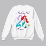 Mermaid Personalized Birthday Girl sweatshirt