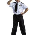 Airline Captain Uniform kids costume
