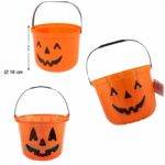 Halloween Party Props Plastic Pumpkin Bucket Trick