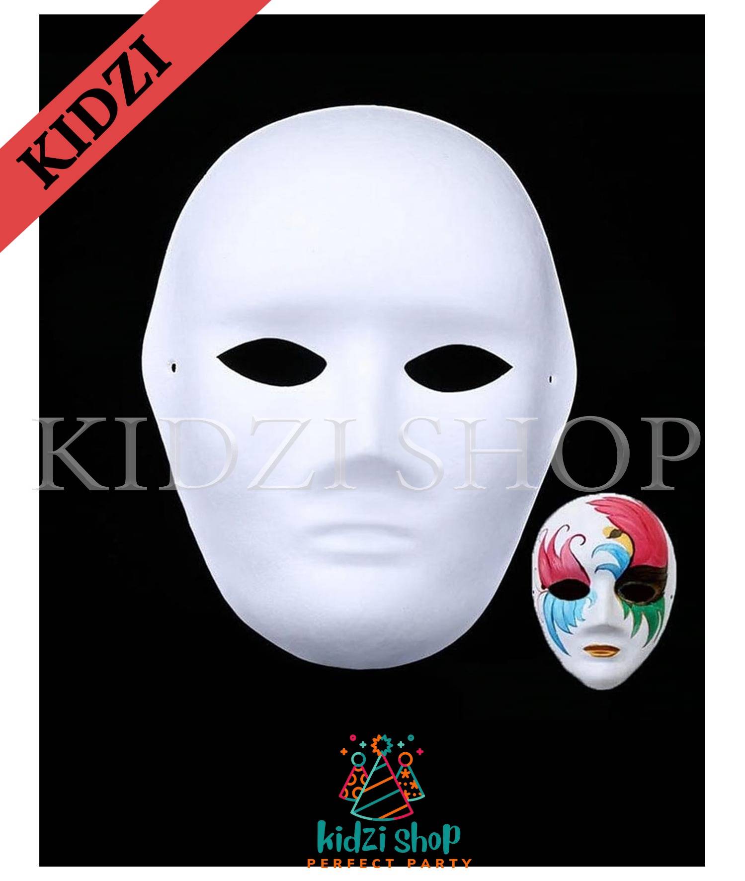 White Blank Mask