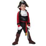 Caribbean Pirate Boy Costume for Kids Boys