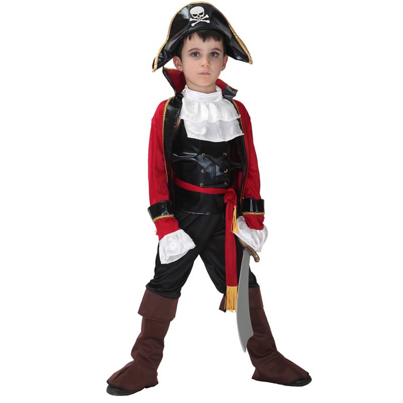 Caribbean Pirate Boy Costume for Kids Boys - KIDZI SHOP