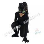 Cat girl Devil girl Black Costume Kid's Cosplay Jumpsuit Boy's Girls Halloween