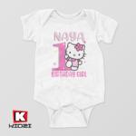 Hello kitty 1ST birthday long sleeve outfit