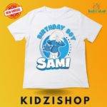 Smurf kid custom T-shirt for kdis