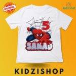 Spider superhero birthday T-shirt Design & Printing