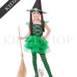 Kids Girls Witch Costume Magician Cosplay
