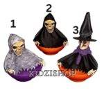 Halloween Skull Fruit Bowl Basket Scary Ghost Candy Dish