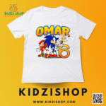 Super Sonic birthday custom t-shirt